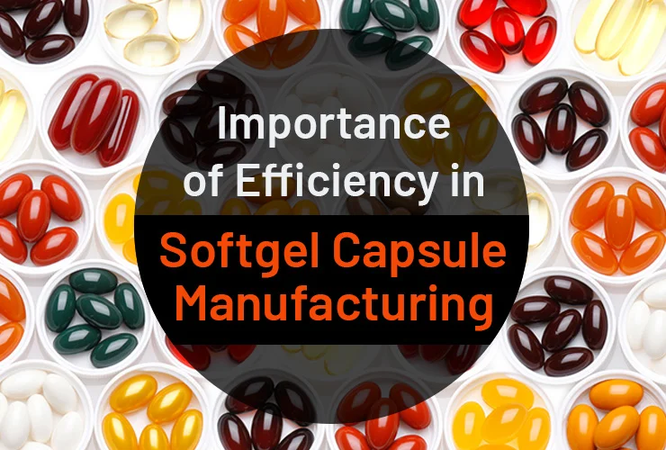 what is the importance of efficiency in Softgel Capsule Manufacturing