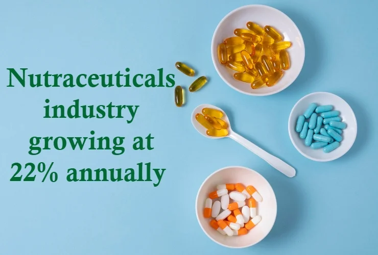 nutraceuticals industry growing at 22 annually during pandemic