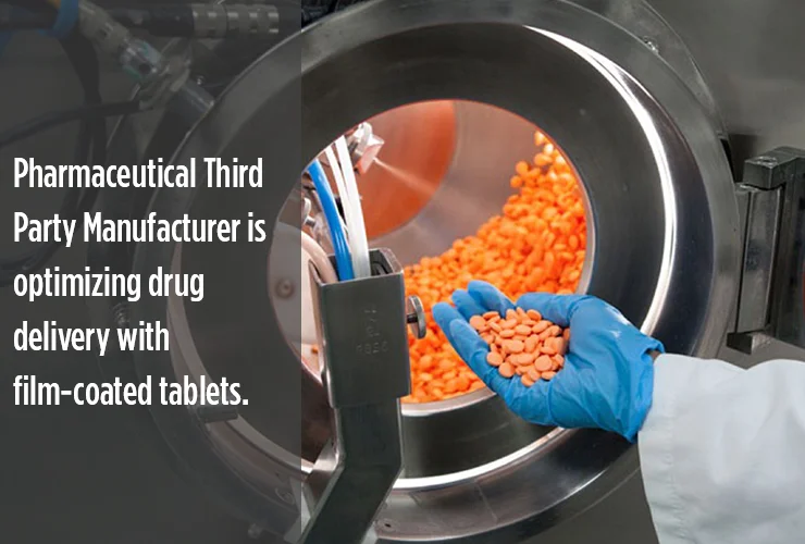 Pharmaceutical Third Party Manufacturer is optimizing drug delivery with film-coated tablets.