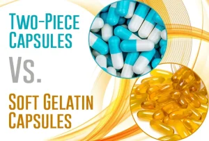 Two piece capsules vs soft gelatin capsules