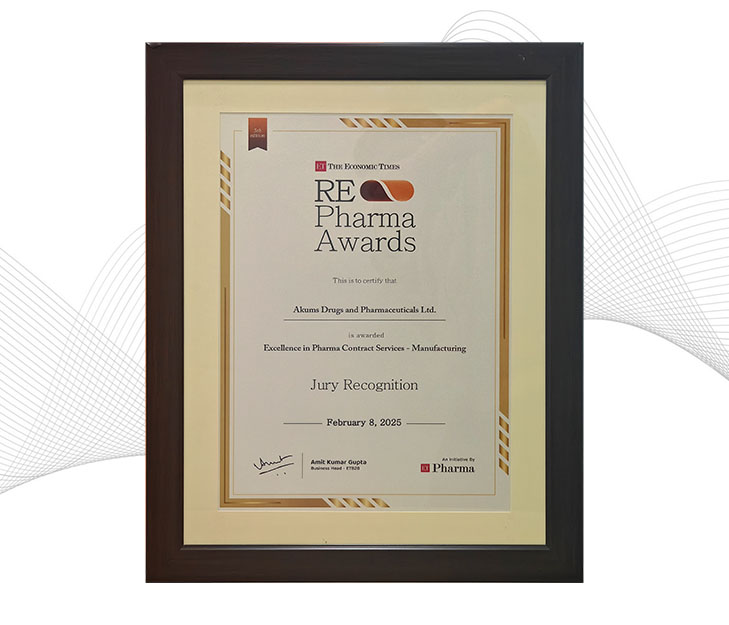 Akums awarded 'Pharma Company of the Year' at ET Re-Pharma Awards