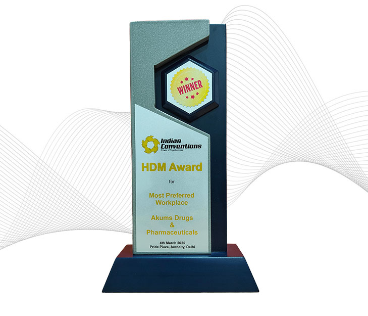 Akums awarded 'Most Preferred Workplace' at HDM Awards 2024