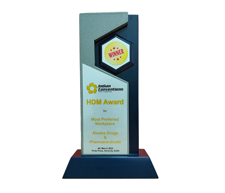 Akums awarded 'Most Preferred Workplace' at HDM Awards 2024