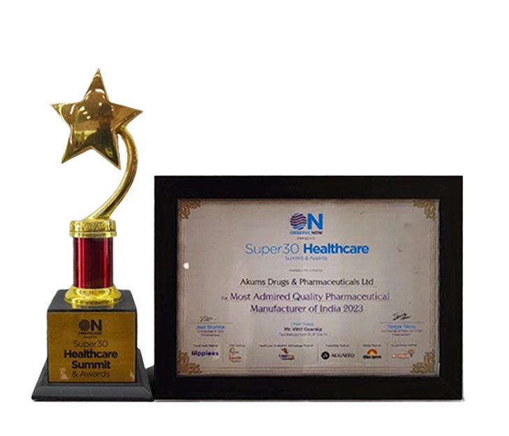 Akums as most admired quality pharmaceutical company
