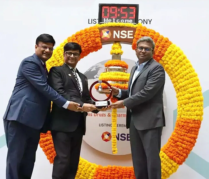 Akums IPO Listing ceremony