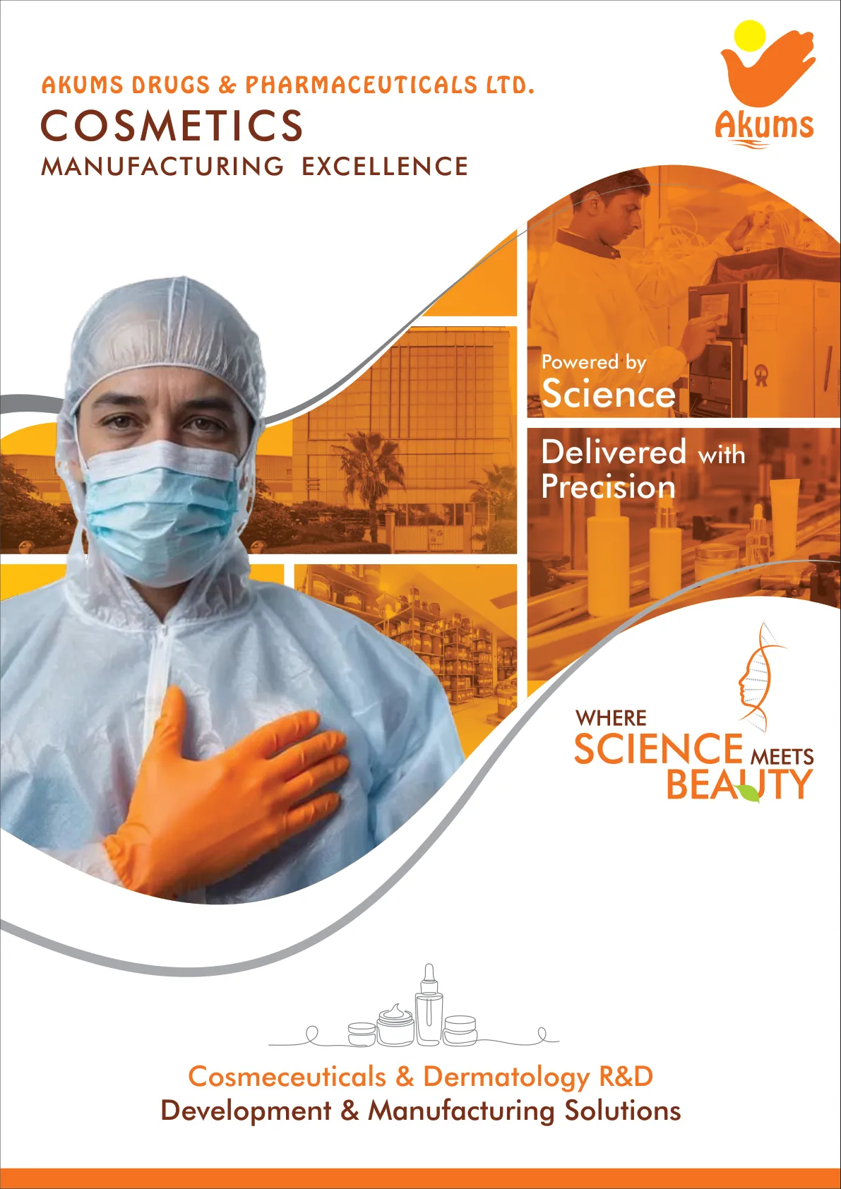 Akums Beauty Manufacturing brochure cover